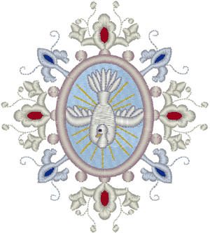 Vintage Ecclesiastical Design 715 Embroidery Design