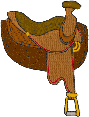 Saddle Up Embroidery Design