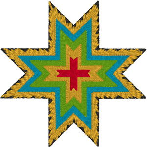Native American Tribal Symbol 2 Embroidery Design