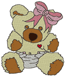 Machine Embroidery Design: Little Baby Heartthrob