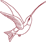 Redwork Embroidery Designs: Birds & Insects