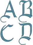 LaBrit Monogram Alphabet Embroidery Design