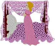 Machine Embroidery Designs: Retiring Southern Belle