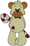 Peppermint Teddies: Guess Which Hand Embroidery Design