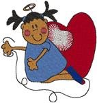 Machine Embroidery Designs: Party Angels 2