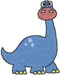 Machine Embroidery Designs: Minibits: Deeno the Dinosaur