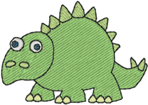 Machine Embroidery Designs: Minibits: Tony the Dinosaur