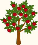 Apple Tree Embroidery Design