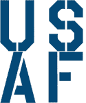 US Air Force Stencil Alphabet Embroidery Design