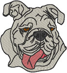 English Bulldog #2 Embroidery Design