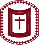 Religious Machine Embroidery Designs: Chrismon Shield