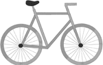 Basic Touring Bicycle Embroidery Design