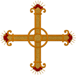 Mega Vintage Ecclesiastical Design 813 Cross Embroidery Design