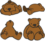 Cubby Teddy Bear Set Embroidery Design