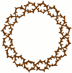 Crown of Thorns #5 Embroidery Design