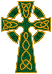 Machine Embroidery Design: Celtic Knotted Cross #3