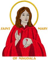 Machine Embroidery Design: Mega St. Mary of Magdala Icon