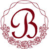 Machine Embroidery Designs: French Roses Alphabet B