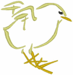 Machine Embroidery Design: Little Japanese Chick 1