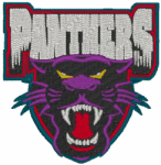 Machine Embroidery Design: Panthers Logo #3