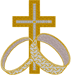 Machine Embroidery Design: Christian Designs: Forever Rings Marriage Design