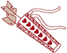 Machine Embroidery Designs: Cupid's Quiver of Arrows