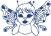 Redwork Machine Embroidery Designs: Fantasy