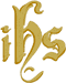 Ihs Christogram Monogram Embroidery Design