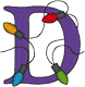 Alphabets Machine Embroidery Designs: Festival of Lights Uppercase D