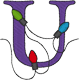 Alphabets Machine Embroidery Designs: Festival of Lights Uppercase U