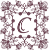 Machine Embroidery Designs: Redwork Ornate Enhanced Alphabet C