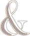 Alphabets Machine Embroidery Designs: New Yorker Font Ampersand