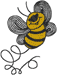 Machine Embroidery Designs: Busy Little Bee