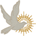 Holy Spirit & Flame Embroidery Design