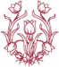 Redwork Machine Embroidery Designs: Flowers & Gardening