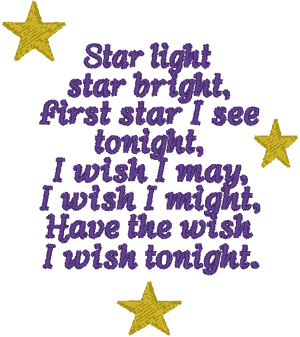 Light Star Bright Design | WindstarEmbroidery.com