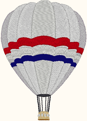 Fly the Red, White & Blue Embroidery Design