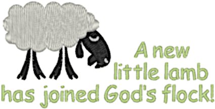 A New Little Lamb Embroidery Design