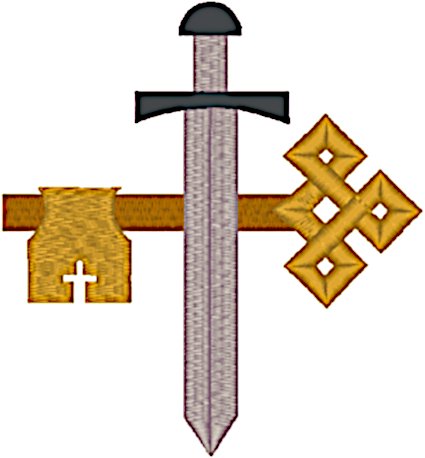 St. James Cross #3 Embroidery Design