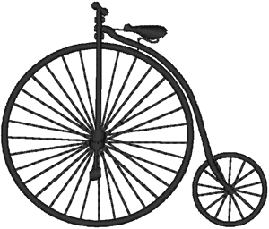 the penny farthing bike
