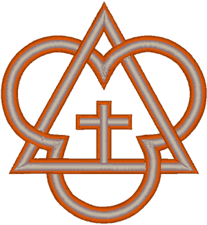 Machine Embroidery Design: Trinity Symbol