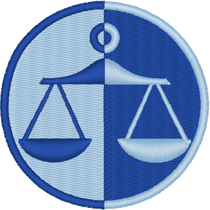 modern scales of justice symbol