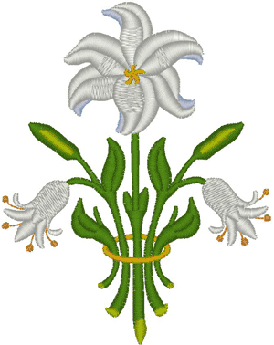 Lily Embroidery 