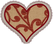Applique Machine Embroidery Designs: Decorative Heart Applique