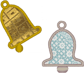 Applique Machine Embroidery Designs: Two Little Bells Applique
