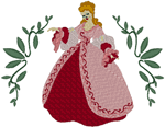 Going to a Southern Ball Embroidery Design