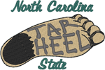 North Carolina: The Tar Heel State Embroidery Design