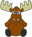 Machine Embroidery Designs: Minibits: Mervin the Moose