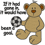 Machine Embroidery Designs: Sports Bears: Soccer