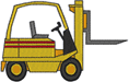 Machine Embroidery Designs: Forklift